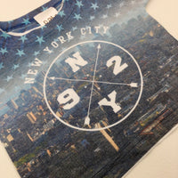 'New York City' Stars Blue T-Shirt - Boys 0-3 Months