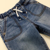 Mid Blue Denim Jeans - Boys 12-18 Months