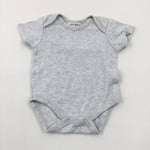 Grey Bodysuit - Boys 0-3 Months