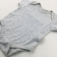 Grey Bodysuit - Boys 0-3 Months