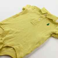 Ralph Lauren Motif Yellow Bodysuit - Boys 3-6 Months