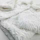 Smart White Fluffy Winter Coat - Girls 12-18 Months