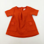 Orange Dress - Girls 3-6 Months