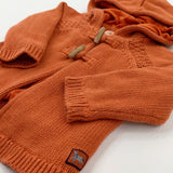 Orange Knitted Hoodie/Jacket - Boys 0-3 Months