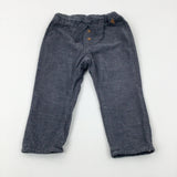 Grey Lined Cord Trousers - Boys 18-24 Months