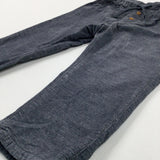 Grey Lined Cord Trousers - Boys 18-24 Months