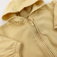 Yellow Zip Through Hoodie - Girls 0-3 Months