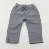 Grey Lightweight Trousers - Boys 3-6 Months