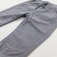 Grey Lightweight Trousers - Boys 3-6 Months