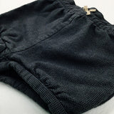 Charcoal Grey Wool Mix Shorts With Adjustable Waist - Girls 18-24 Months