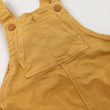 Mustard Denim Dungarees - Boys 6-9 Months