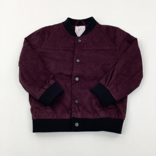 Burgundy Jacket - Boys 2-3 Years