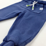 'Happy Days' Blue Joggers - Boys 6-9 Months