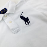 Ralph Lauren White Polo Shirt - Boys 2-3 Years