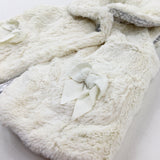 Smart Cream Fluffy Gilet - Girls 6-9 Months