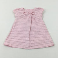 Spotty Pink Cord Dress - Girls 6-9 Months