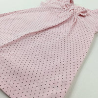 Spotty Pink Cord Dress - Girls 6-9 Months