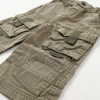 Beige Cargo Trousers - Boys 9-12 Months