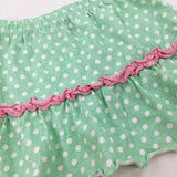 Spotty Green Skirt - Girls 9-12 Months
