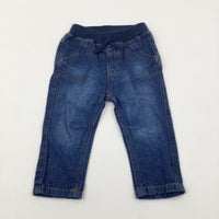 Mid Blue Denim Jeans - Boys 6-9 Months