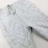 White Joggers - Boys 6-9 Months