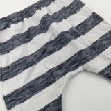 Navy Striped Jersey Trousers - Boys 6-9 Months