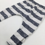 Navy Striped Jersey Trousers - Boys 6-9 Months