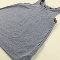 Blue Vest Top - Girls 3-4 Years