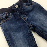 Mid Blue Denim Lined Jeans - Boys 6-9 Months