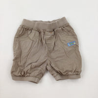 'Simba' Lion King Beige Shorts - Boys 12-18 Months