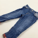 Distressed Blue Denim Jeans - Boys 12-18 Months