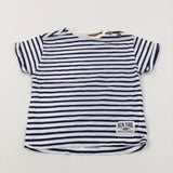 Navy Striped T-Shirt - Boys 9-12 Months