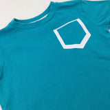 Turquoise Cotton T-Shirt - Boys 12-18 Months