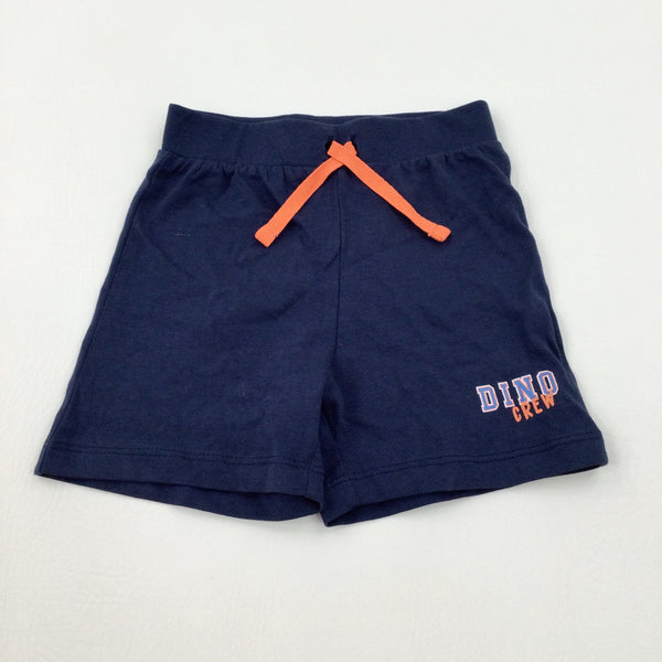 Navy Jersey Shorts - Boys 12-18 Months