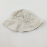 Cream Sun Hat - Boys 12-18 Months