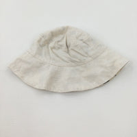 Cream Sun Hat - Boys 12-18 Months