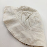 Cream Sun Hat - Boys 12-18 Months