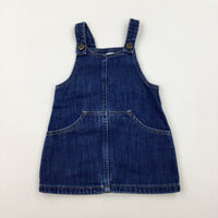 Mid Blue Denim Dress - Girls 12-18 Months