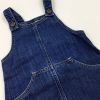 Mid Blue Denim Dress - Girls 12-18 Months