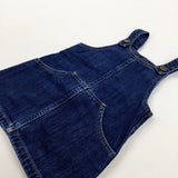 Mid Blue Denim Dress - Girls 12-18 Months