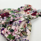 **NEW** Colourful Flowers Pink Dress - Girls 12-18 Months