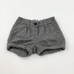 Sparkly Grey Shorts With Adjustable Waist - Girls 12-18 Months
