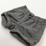 Sparkly Grey Shorts With Adjustable Waist - Girls 12-18 Months