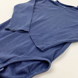 Blue Long Sleeve Bodysuit - Boys 18-24 Months