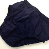 Navy Nappy Pants - Girls 9-12 Months