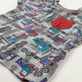 Trucks Colourful Grey T-Shirt - Boys 18-24 Months