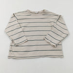 Green Striped Long Sleeve Top - Boys 18-24 Months