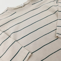 Green Striped Long Sleeve Top - Boys 18-24 Months