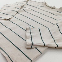 Green Striped Long Sleeve Top - Boys 18-24 Months