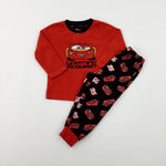 'Lightning McQueen' Cars Red Fleece Pyjamas - Boys 18-24 Months